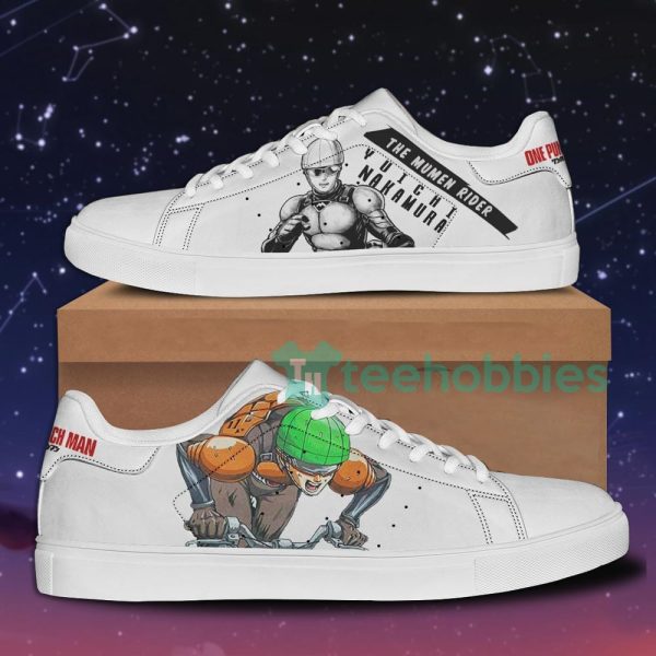 mumen rider one punch man custom anime skate shoes for men and women 1 F6OcQ 600x600px Mumen Rider One Punch Man Custom Anime Skate Shoes For Men And Women