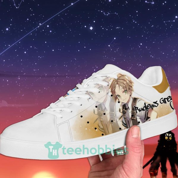 mushoku tensei rudeus greyrat custom anime skate shoes for men and women 2 X91yB 600x600px Mushoku Tensei Rudeus Greyrat Custom Anime Skate Shoes For Men And Women