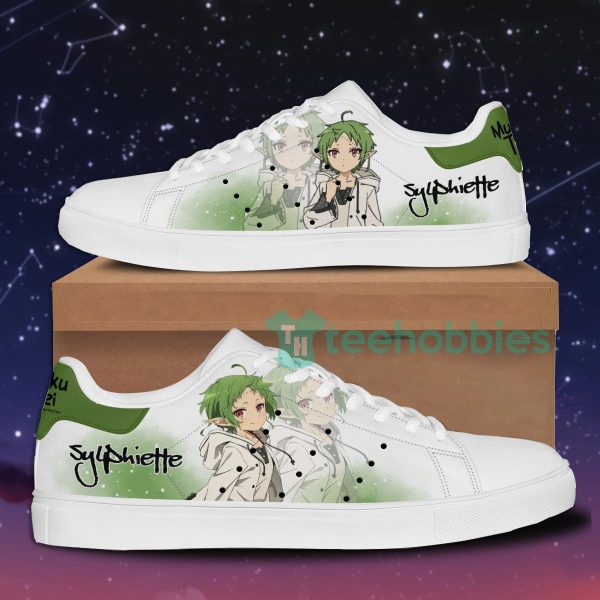 mushoku tensei sylphiette custom anime skate shoes for men and women 1 0h7lA 600x600px Mushoku Tensei Sylphiette Custom Anime Skate Shoes For Men And Women