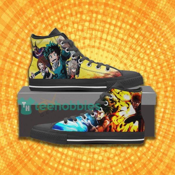 my hero academia 3d high top canvas shoes 1 1UOgw 600x600px My Hero Academia 3D High Top Canvas Shoes
