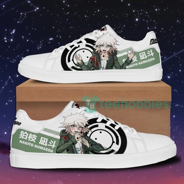 nagito komaeda custom anime danganronpa skate shoes for men and women 1 mFwBw 600x600px Nagito Komaeda Custom Anime Danganronpa Skate Shoes For Men And Women