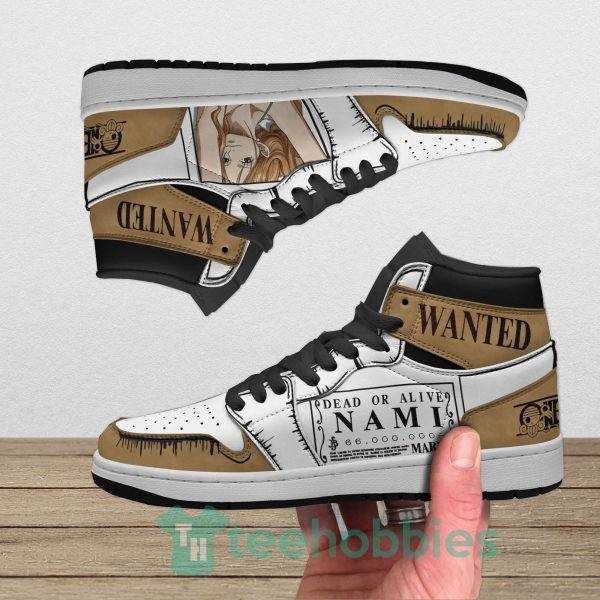 nami wanted custom one piece air jordan hoghtop shoes 4 9M1QE 600x600px Nami Wanted Custom One Piece Air Jordan Hoghtop Shoes