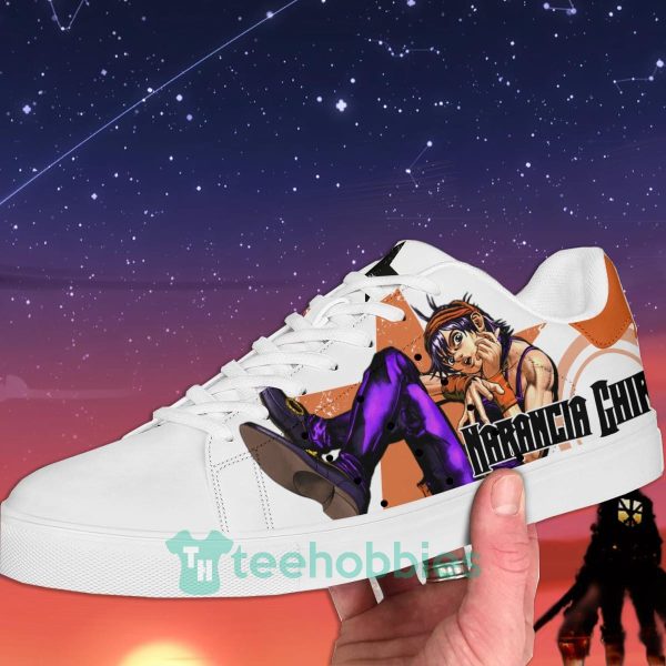 narancia ghirga custom anime jojos bizarre adventure skate shoes for men and women 2 3BXSQ 600x600px Narancia Ghirga Custom Anime Jojo's Bizarre Adventure Skate Shoes For Men And Women