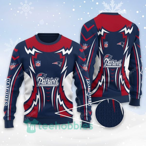 new england patriots all over printed christmas sweater 1 RcRBc 600x600px New England Patriots All Over Printed Christmas Sweater