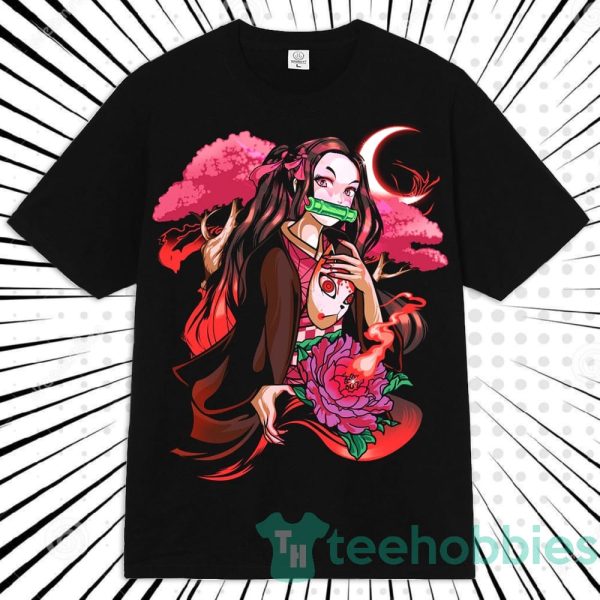 nezuko anime manga unisex t shirt for anime fans 1 4vQUL 600x600px Nezuko Anime Manga Unisex T Shirt For Anime Fans