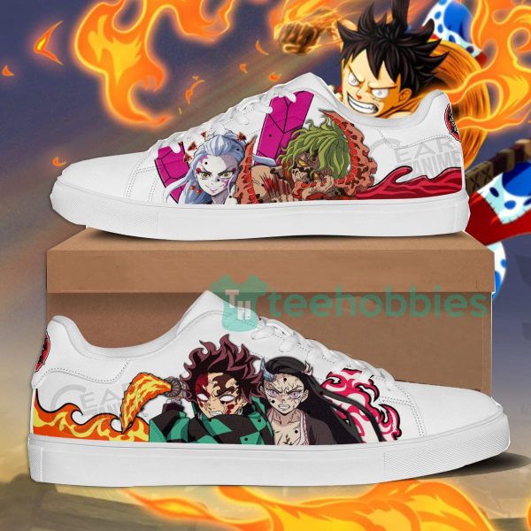 nezuko tanjiro vs daki gyutaro custom demon slayer anime skate shoes 1 CoYFb 600x600px Nezuko Tanjiro vs Daki Gyutaro Custom Demon Slayer Anime Skate Shoes