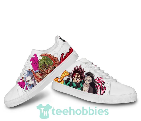 nezuko tanjiro vs daki gyutaro custom demon slayer anime skate shoes 3 KJ5LD 600x512px Nezuko Tanjiro vs Daki Gyutaro Custom Demon Slayer Anime Skate Shoes