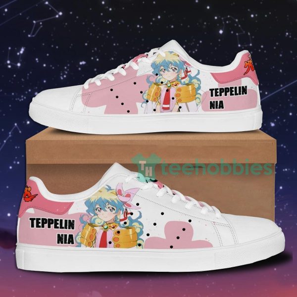 nia teppelin custom gurren lagann anime skate shoes for men and women 1 7xdSb 600x600px Nia Teppelin Custom Gurren Lagann Anime Skate Shoes For Men And Women