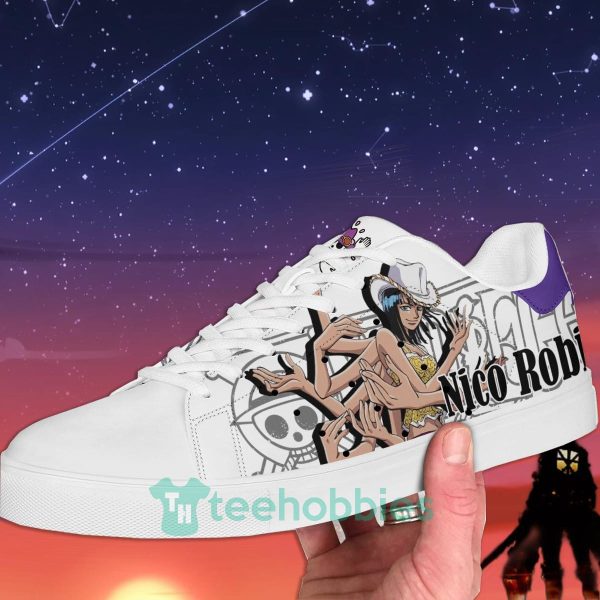 nico robin custom anime op skate shoes for men and women 2 ouOha 600x600px Nico Robin Custom Anime OP Skate Shoes For Men And Women