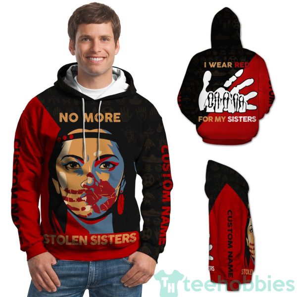 no more stolen sisters i wear red for my sisters custom name 3d hoodie zip hoodie 2 tLlX6 600x600px No More Stolen Sisters I Wear Red For My Sisters Custom Name 3D Hoodie Zip Hoodie