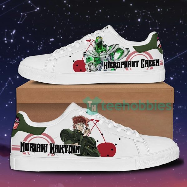 noriaki kakyoin custom anime jojos bizarre adventure skate shoes for men and women 1 HS8bJ 600x600px Noriaki Kakyoin Custom Anime Jojo's Bizarre Adventure Skate Shoes For Men And Women