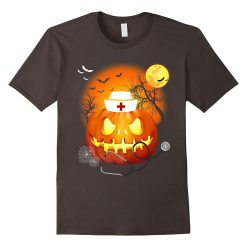 nurse halloween pumpkin halloween night t shirt unisex t shirt dark chocolate 247x247px Nurse Halloween Pumpkin Halloween Night T Shirt