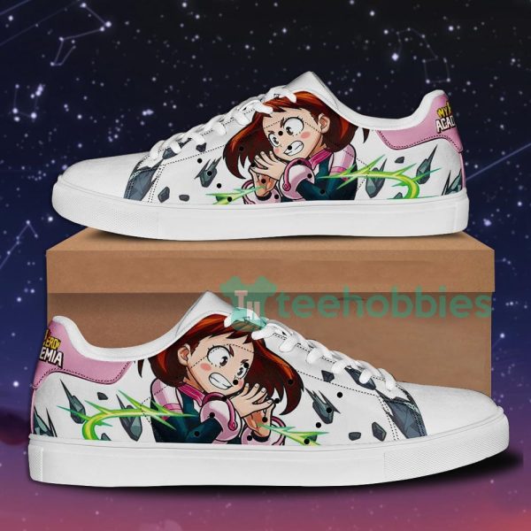 ochako uraraka my hero academia custom anime skate shoes for men and women 1 ULSwn 600x600px Ochako Uraraka My Hero Academia Custom Anime Skate Shoes For Men And Women