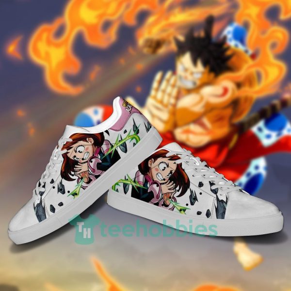 ochako uraraka my hero academia custom anime skate shoes for men and women 2 OIEJP 600x600px Ochako Uraraka My Hero Academia Custom Anime Skate Shoes For Men And Women