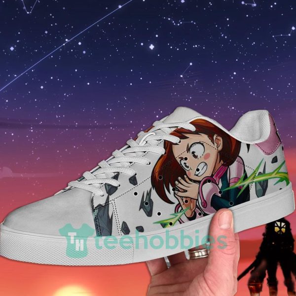 ochako uraraka my hero academia custom anime skate shoes for men and women 4 ML8hf 600x600px Ochako Uraraka My Hero Academia Custom Anime Skate Shoes For Men And Women