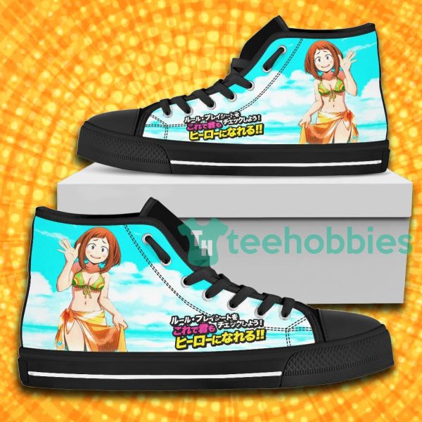 ochako uraraka my hero academia hot shoes high top canvas shoes 1 VX3c4 600x600px Ochako Uraraka My Hero Academia Hot Shoes High Top Canvas Shoes