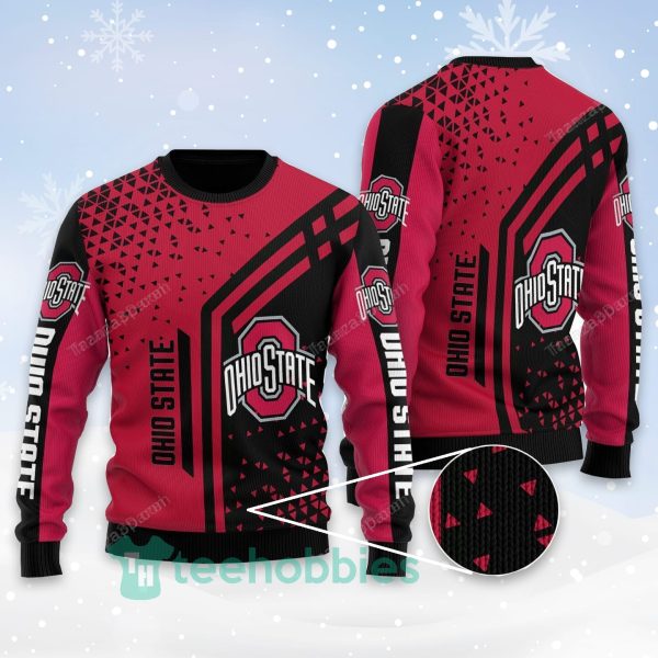 ohio state buckeyes all over printed christmas sweater 1 OpHHJ 600x600px Ohio State Buckeyes All Over Printed Christmas Sweater