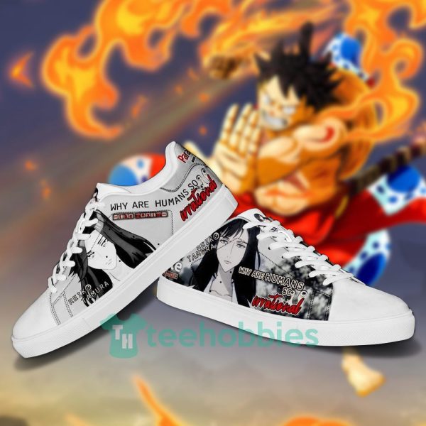 parasyte reiko tamura horror anime skate shoes for men and women 2 UCmCI 600x600px Parasyte Reiko Tamura Horror Anime Skate Shoes For Men And Women
