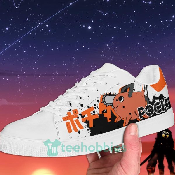 pochita custom chainsaw man anime skate shoes for men and women 2 NM6fA 600x600px Pochita Custom Chainsaw Man Anime Skate Shoes For Men And Women