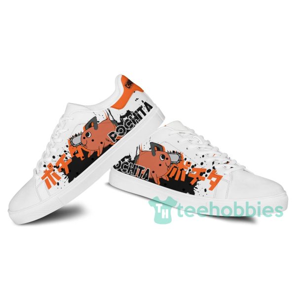 pochita custom chainsaw man anime skate shoes for men and women 4 gxdyd 600x600px Pochita Custom Chainsaw Man Anime Skate Shoes For Men And Women