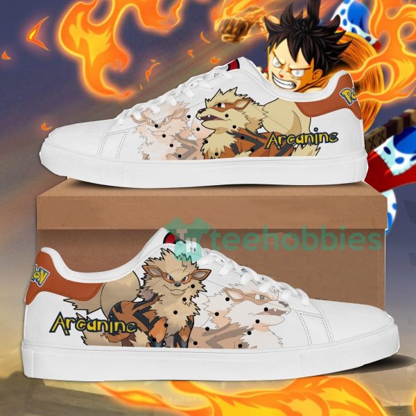 pokemon arcanine custom anime skate shoes for men and women 1 au3VD 600x600px Pokemon Arcanine Custom Anime Skate Shoes For Men And Women
