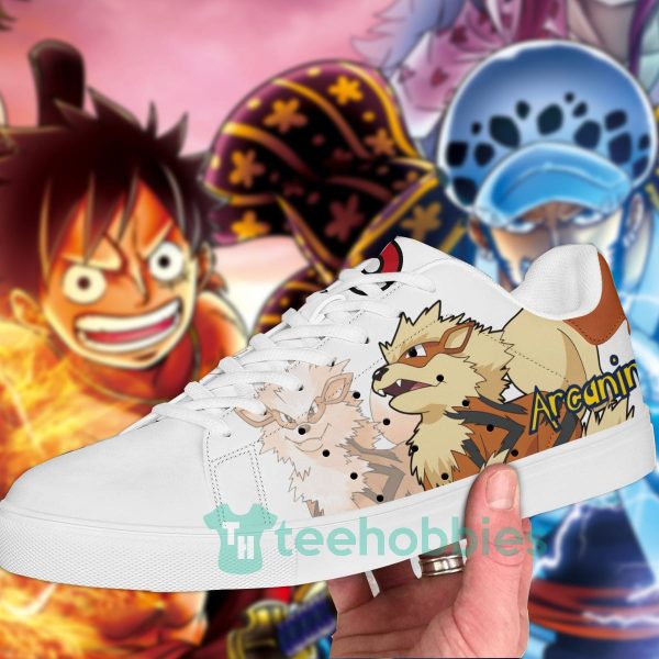 pokemon arcanine custom anime skate shoes for men and women 2 Zijfs 600x600px Pokemon Arcanine Custom Anime Skate Shoes For Men And Women