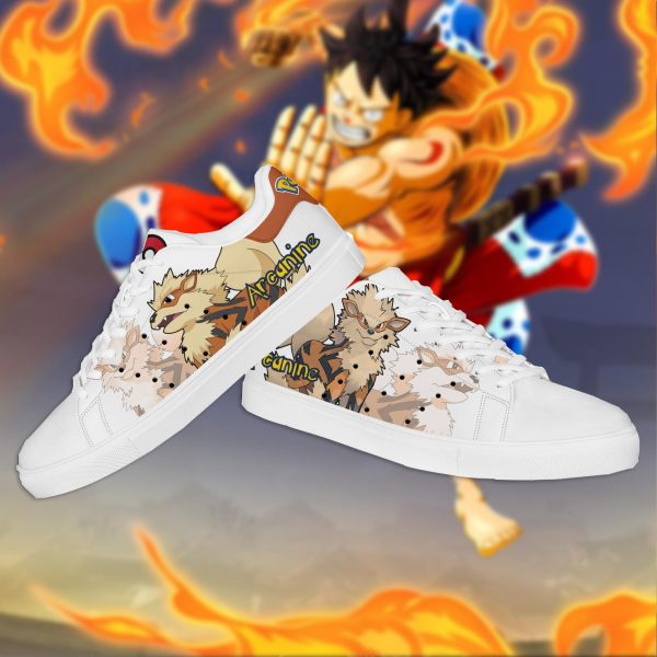 pokemon arcanine custom anime skate shoes for men and women 3 IdC1c 600x600px Pokemon Arcanine Custom Anime Skate Shoes For Men And Women