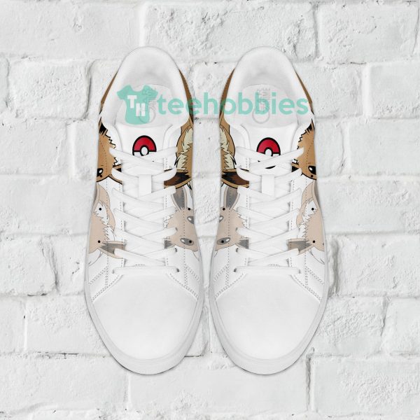 pokemon eevee custom anime skate shoes for men and women 4 qK1fp 600x600px Pokemon Eevee Custom Anime Skate Shoes For Men And Women