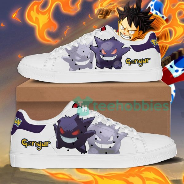 pokemon gengar custom anime skate shoes for men and women 1 bDVNw 600x600px Pokemon Gengar Custom Anime Skate Shoes For Men And Women