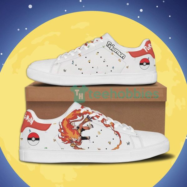 pokemon infernape custom anime skate shoes for anime fans 1 q2U5j 600x600px Pokemon Infernape Custom Anime Skate Shoes For Anime Fans