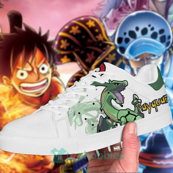 pokemon rayquaza custom anime skate shoes for men and women 2 NgCGm 600x600px Pokemon Rayquaza Custom Anime Skate Shoes For Men And Women