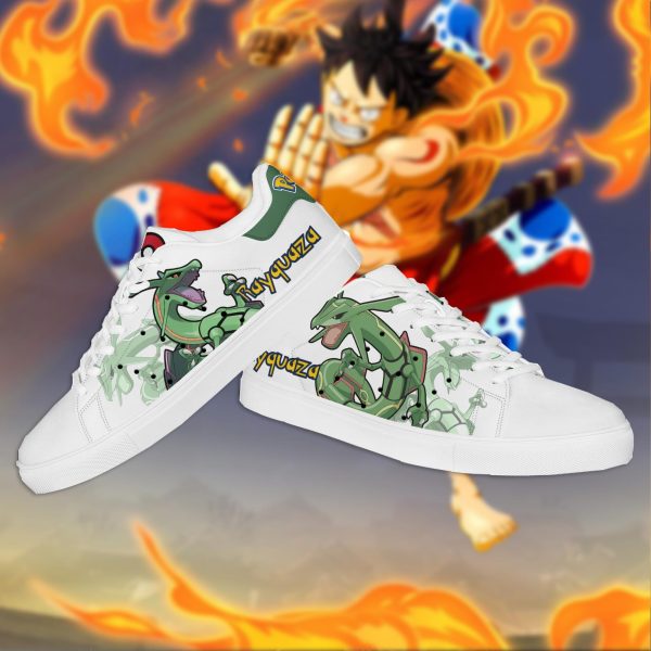 pokemon rayquaza custom anime skate shoes for men and women 3 LyMVs 600x600px Pokemon Rayquaza Custom Anime Skate Shoes For Men And Women