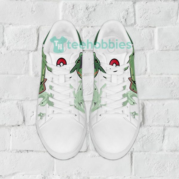 pokemon rayquaza custom anime skate shoes for men and women 4 z6MQm 600x600px Pokemon Rayquaza Custom Anime Skate Shoes For Men And Women