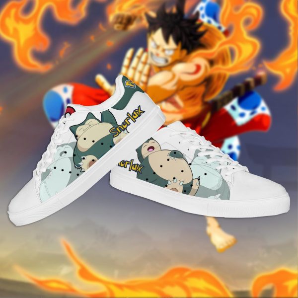 pokemon snorlax custom anime skate shoes for men and women 3 yduM9 600x600px Pokemon Snorlax Custom Anime Skate Shoes For Men And Women