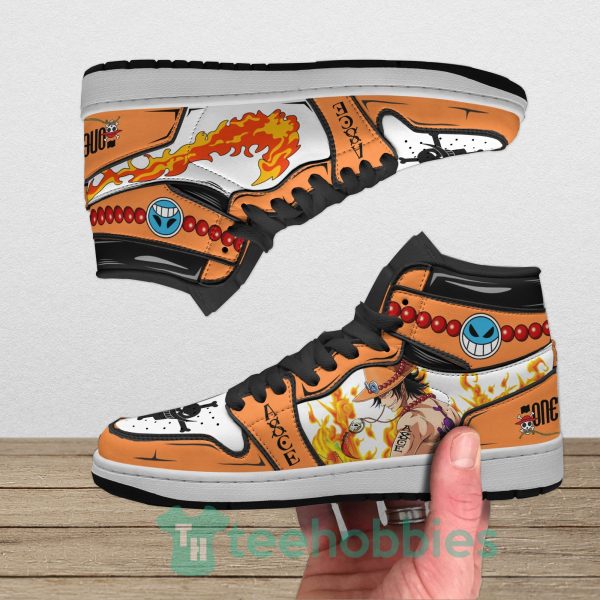 portgas d ace anime custom one piece air jordan hoghtop shoes 3 fCWKQ 600x600px Portgas D Ace Anime Custom One Piece Air Jordan Hoghtop Shoes