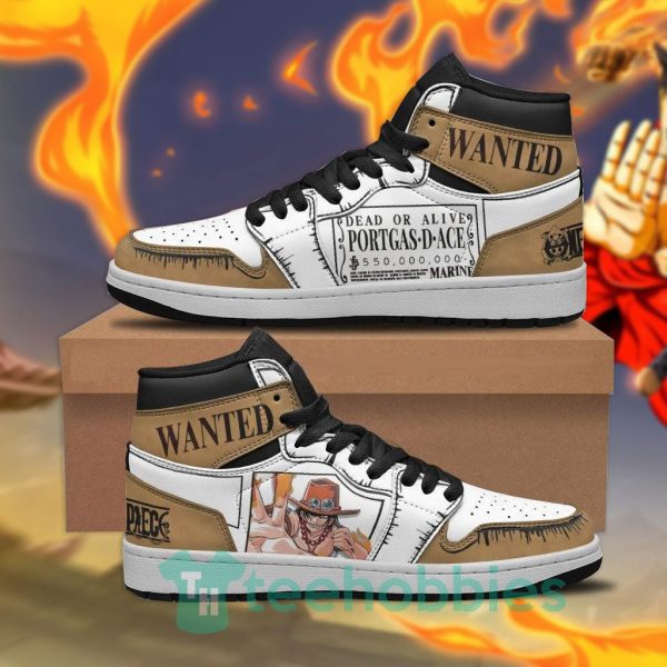 portgas d ace wanted custom one piece air jordan hoghtop shoes 1 TBic0 600x600px Portgas D Ace Wanted Custom One Piece Air Jordan Hoghtop Shoes