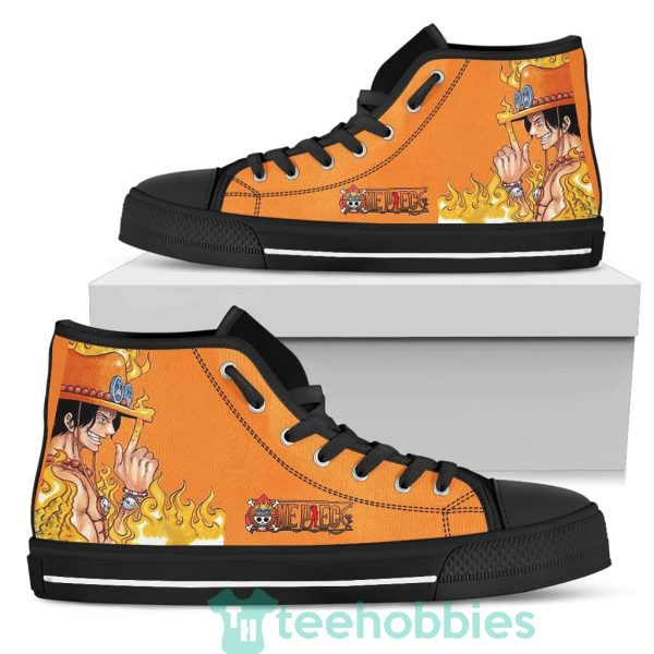 portgas d. ace high top shoes for custom one piece anime fans 1 xo7S9 600x600px Portgas D. Ace High Top Shoes For Custom One Piece Anime Fans