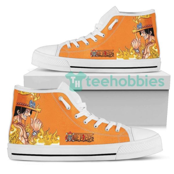 portgas d. ace high top shoes for custom one piece anime fans 2 bRPC5 600x600px Portgas D. Ace High Top Shoes For Custom One Piece Anime Fans