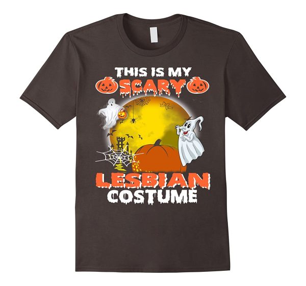 pumpkin this is crazy lesbian costume halloween t shirt unisex t shirt dark chocolate 600x561px Pumpkin This Is Crazy Lesbian Costume Halloween T Shirt