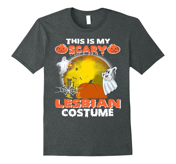 pumpkin this is crazy lesbian costume halloween t shirt unisex t shirt dark heather 600x561px Pumpkin This Is Crazy Lesbian Costume Halloween T Shirt