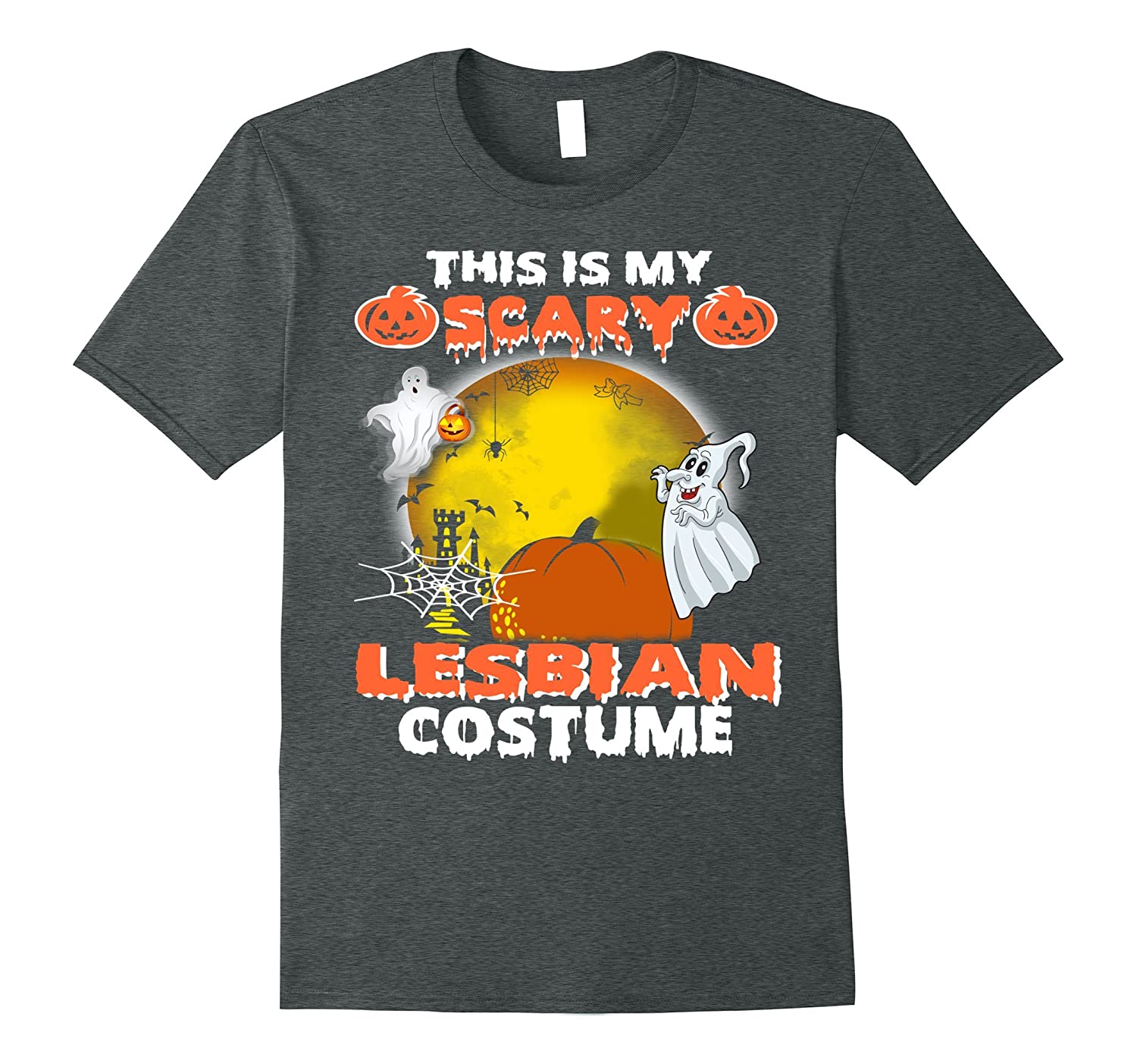 Pumpkin This Is Crazy Lesbian Costume Halloween T-Shirt