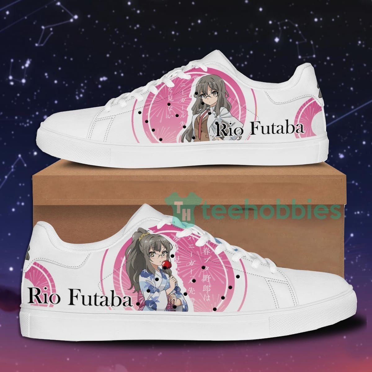 Rio Futaba Custom Anime Bunny Girl Senpai Skate Shoes For Men And Women