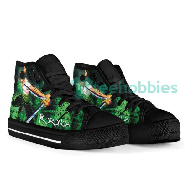 roronoa zoro custom one piece anime fans fans high top shoes 4 jQDQO 600x600px Roronoa Zoro Custom One Piece Anime Fans Fans High Top Shoes