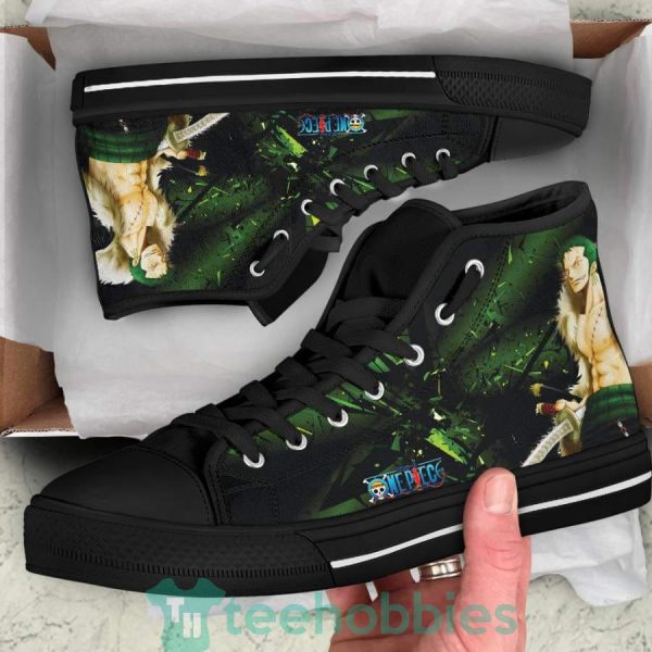roronoa zoro custom one piece anime fans fans high top shoes 7 QWm4K 600x600px Roronoa Zoro Custom One Piece Anime Fans Fans High Top Shoes