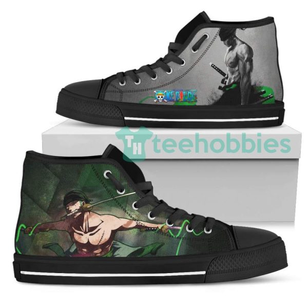 roronoa zoro custom one piece anime fans high top shoes for fans 2 WWYoc 600x600px Roronoa Zoro Custom One Piece Anime Fans High Top Shoes For Fans