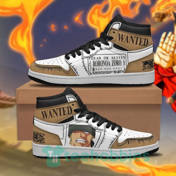 roronoa zoro wanted custom one piece air jordan hoghtop shoes 1 1Y3XH 600x600px Roronoa Zoro Wanted Custom One Piece Air Jordan Hoghtop Shoes