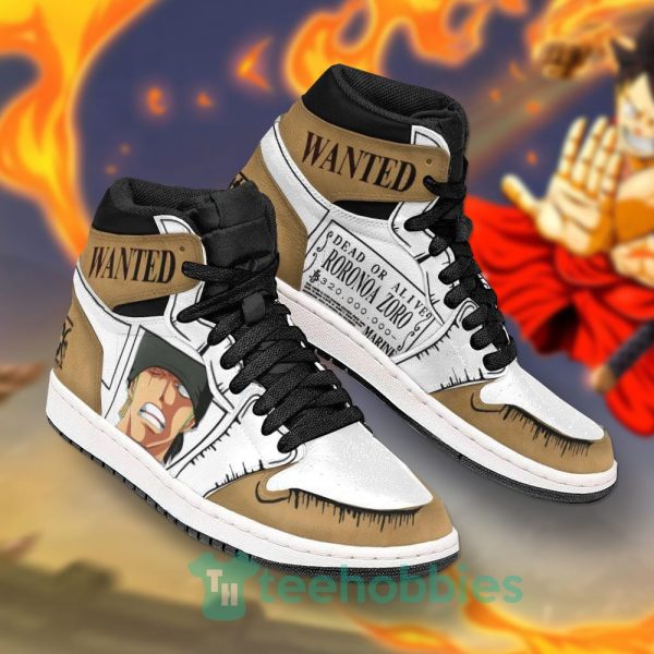 roronoa zoro wanted custom one piece air jordan hoghtop shoes 2 wVles 600x600px Roronoa Zoro Wanted Custom One Piece Air Jordan Hoghtop Shoes