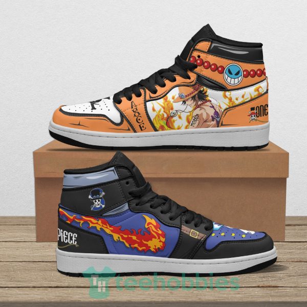 sabo and portgas d ace anime custom one piece air jordan hoghtop shoes 1 IJBR1 600x600px Sabo And Portgas D Ace Anime Custom One Piece Air Jordan Hoghtop Shoes