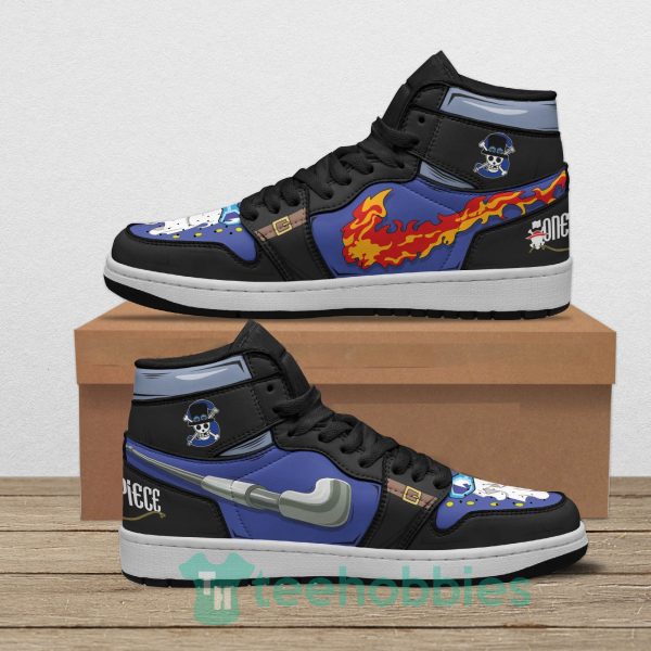 sabo anime custom one piece air jordan hoghtop shoes 1 8wuoP 600x600px Sabo Anime Custom One Piece Air Jordan Hoghtop Shoes