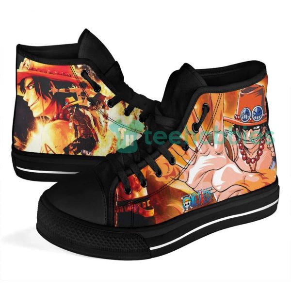 sabo high top shoes fighting fire custom one piece anime fans 5 yOKH7 600x600px Sabo High Top Shoes Fighting Fire Custom One Piece Anime Fans